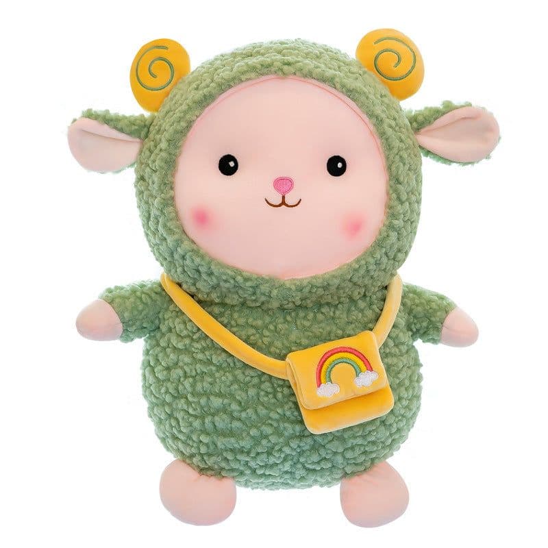 image-Rainbow Sheep Plush Toy Doll 50cm PP Cotton Stuffed Animal