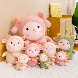 image-Rainbow Sheep Plush Toy Doll 50cm PP Cotton Stuffed Animal