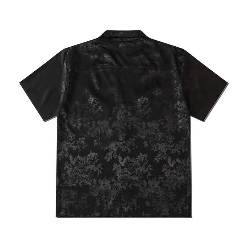 image-LinziYong.1981 Men's Floral Short Sleeve Shirt Loose Fit Summer