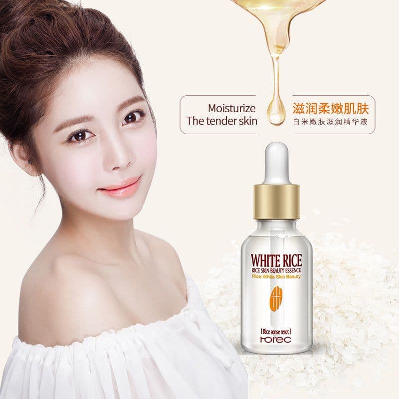 image-Han Chan White Rice Essence 15ml Moisturizing Pore Refining Serum