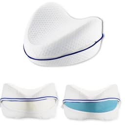 image-Contour Legacy Leg Pillow Memory Foam Heart-Shaped Knee Pillow