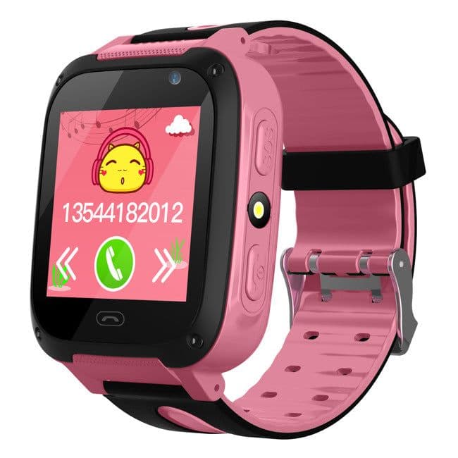 image-Q12 Kids Smart Watch 1.44" GPS Tracker Voice Chat SOS Monitor