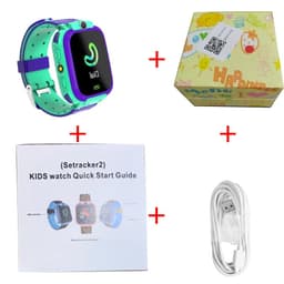 image-Q12 Kids Smart Watch 1.44" GPS Tracker Voice Chat SOS Monitor