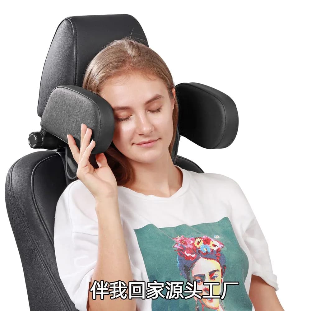 image-Car Headrest Side Sleep Pillow Travel Neck Support Cushion
