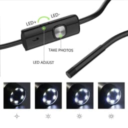 image-USB Endoscope Camera 5.5mm IP67 Waterproof 2M Industrial Inspection
