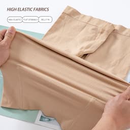 image-High-Waisted Seamless Shaping Corset with Boning Support