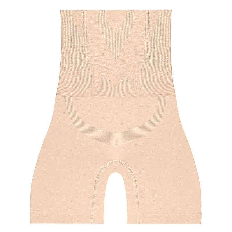 image-High-Waisted Seamless Shaping Corset with Boning Support