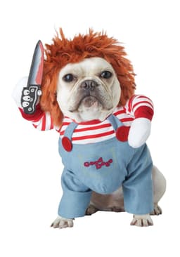 image-Pet Dog Dress Costume Red Cotton XL Skirt