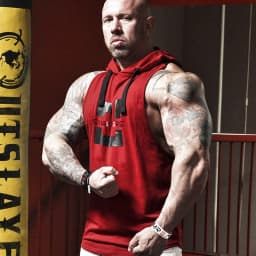 image-Men's Sports Vest Hoodie Sleeveless Pullover Fitness Training Top