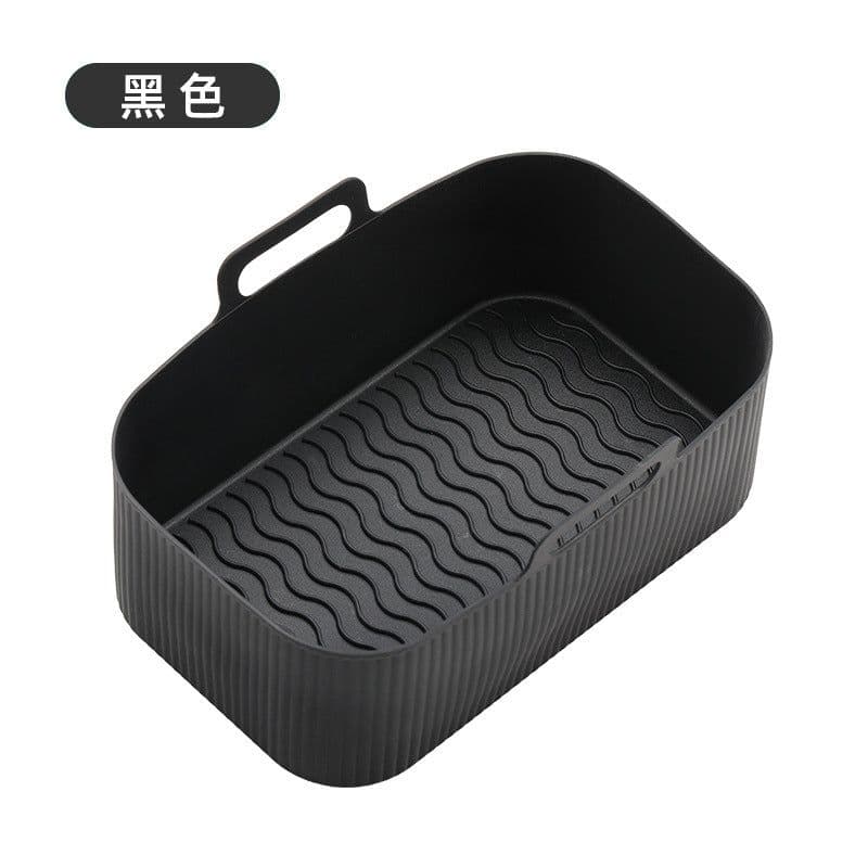 image-Air Fryer Silicone Baking Mat Pan Square Round Heat Resistant