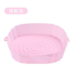 image-Air Fryer Silicone Baking Mat Pan Square Round Heat Resistant