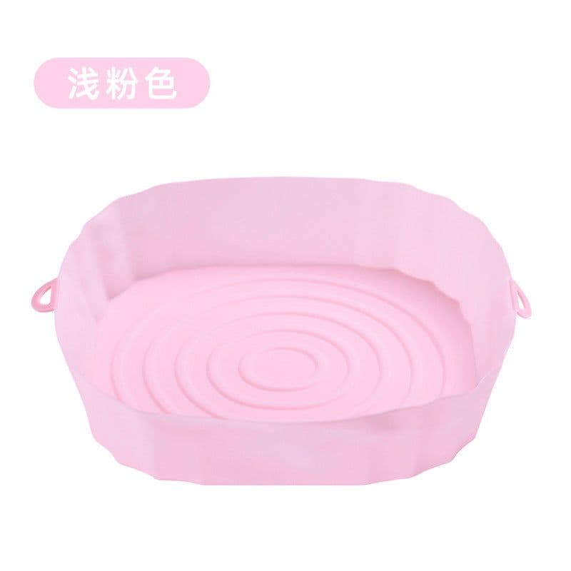 image-Air Fryer Silicone Baking Mat Pan Square Round Heat Resistant