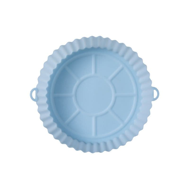 image-Air Fryer Silicone Baking Mat Pan Square Round Heat Resistant