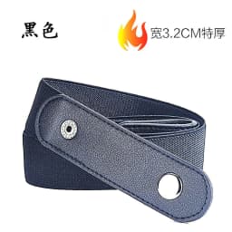 image-Elastic No-Buckle Invisible Belt for Women Jeans 130cm