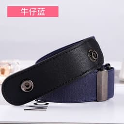 image-Elastic No-Buckle Invisible Belt for Women Jeans 130cm