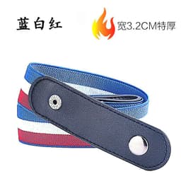 image-Elastic No-Buckle Invisible Belt for Women Jeans 130cm