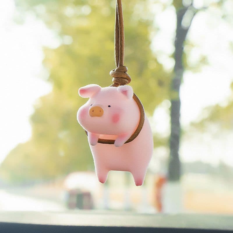 image-Cute Piggy Car Pendant