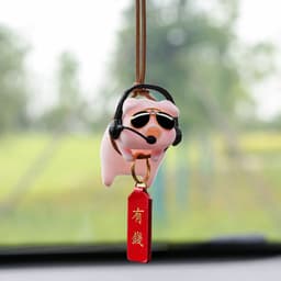 image-Cute Piggy Car Pendant