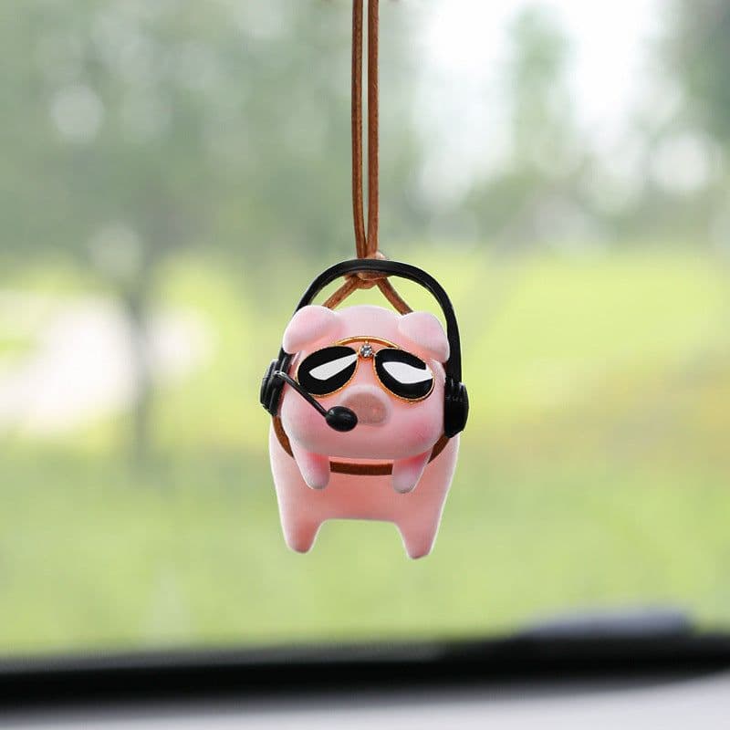 image-Cute Piggy Car Pendant