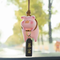image-Cute Piggy Car Pendant