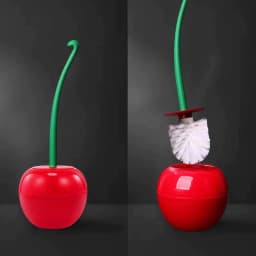 image-Yihe Toilet Brush with Long Handle Set White