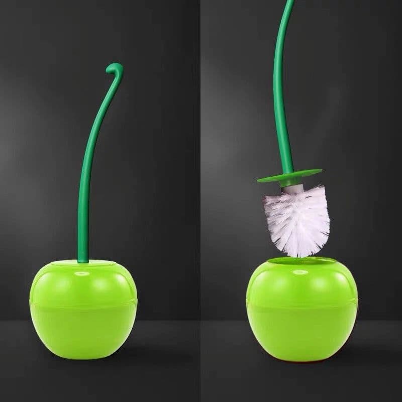 image-Yihe Toilet Brush with Long Handle Set White