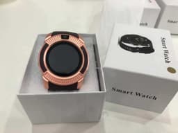 image-V8 Smart Watch 1.44" Round Screen Bluetooth Camera Android Green
