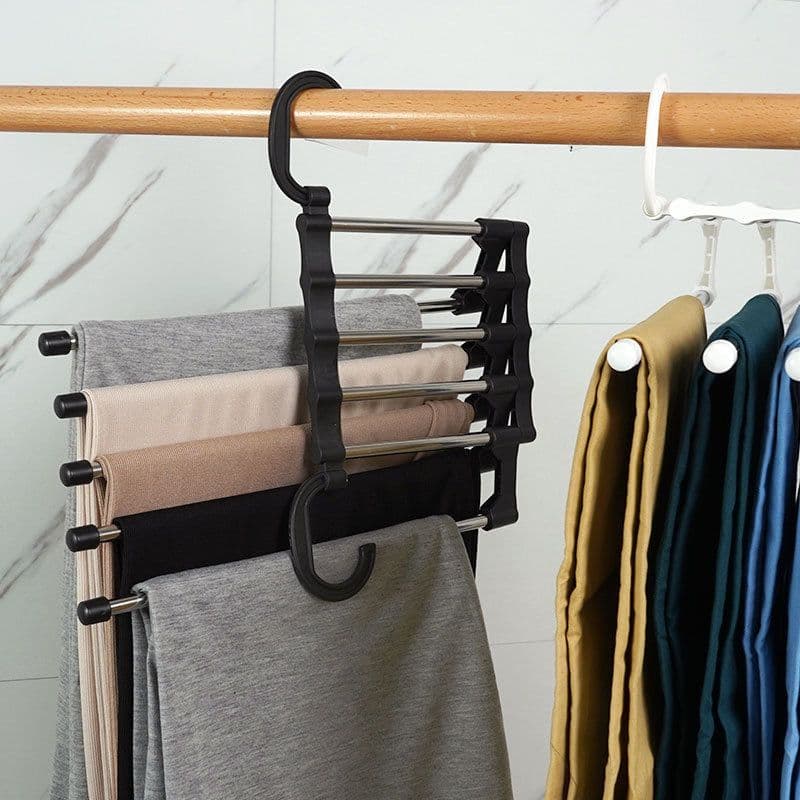 image-Mom Happy Multi-Layer Telescopic Folding Pants Hanger CM-003