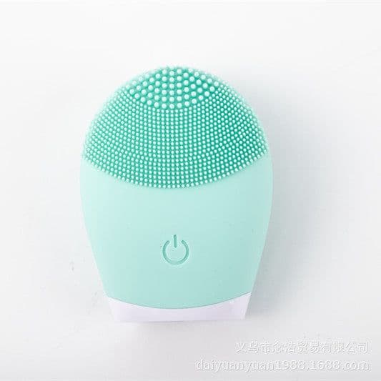 image-Electric Silicone Facial Cleansing Brush Waterproof Vibration