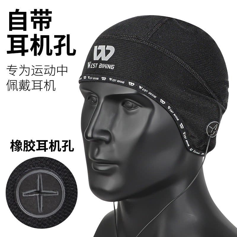 image-WESTBIKING Fleece Sports Cap Windproof Reflective with Earphone Hole
