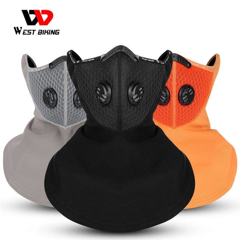 image-WEST BIKING Winter Fleece Riding Mask Windproof Dust Protection