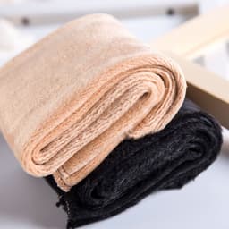 image-Women's Thickened Fleece Floor Socks Winter Warm Boot Socks Brown