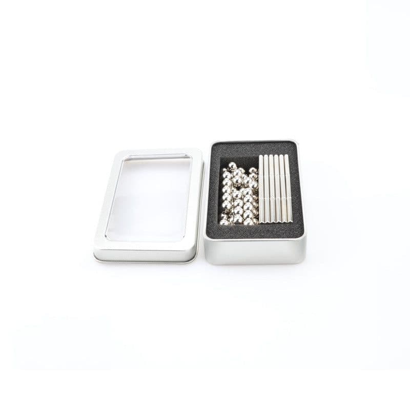 image-Magnetic Master Magnetic Building Blocks Set - 36 Rods 27 Steel Balls