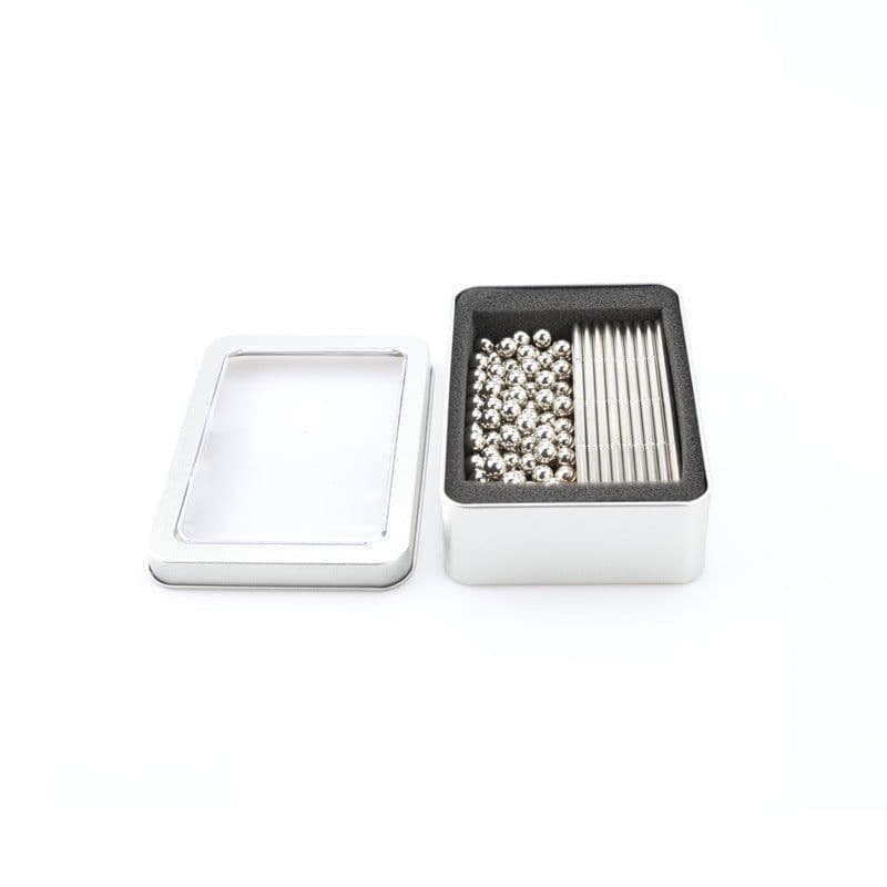 image-Magnetic Master Magnetic Building Blocks Set - 36 Rods 27 Steel Balls