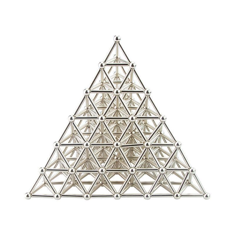 image-Magnetic Master Magnetic Building Blocks Set - 36 Rods 27 Steel Balls