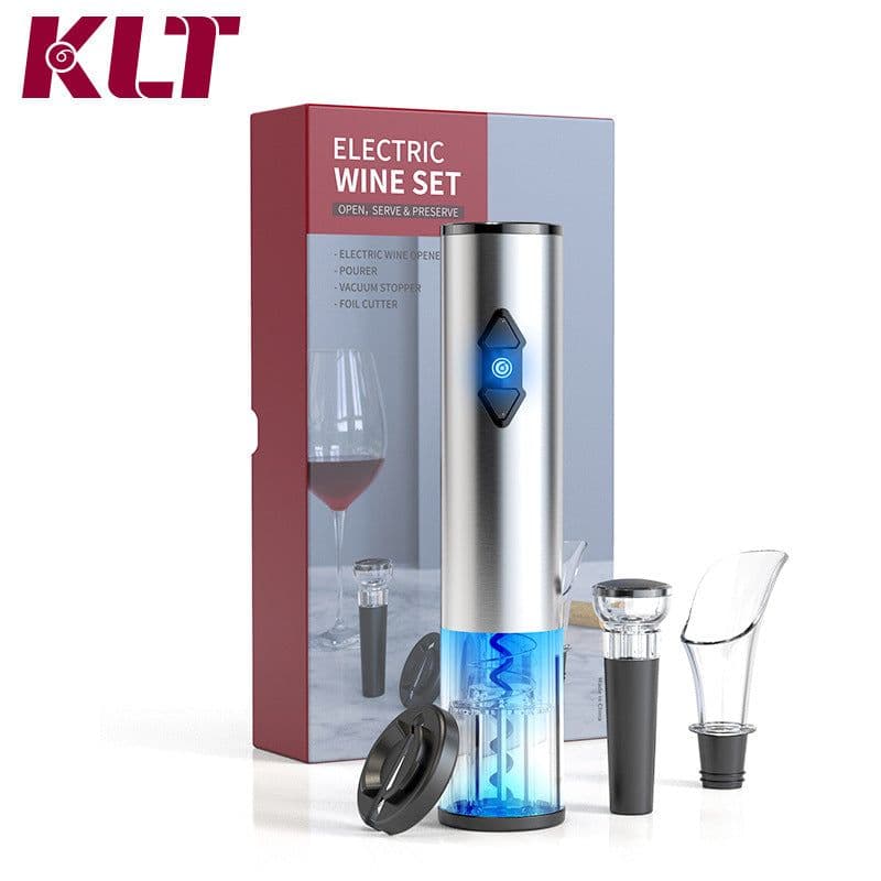 image-Kelitong Automatic Electric Wine Corkscrew Stainless Steel