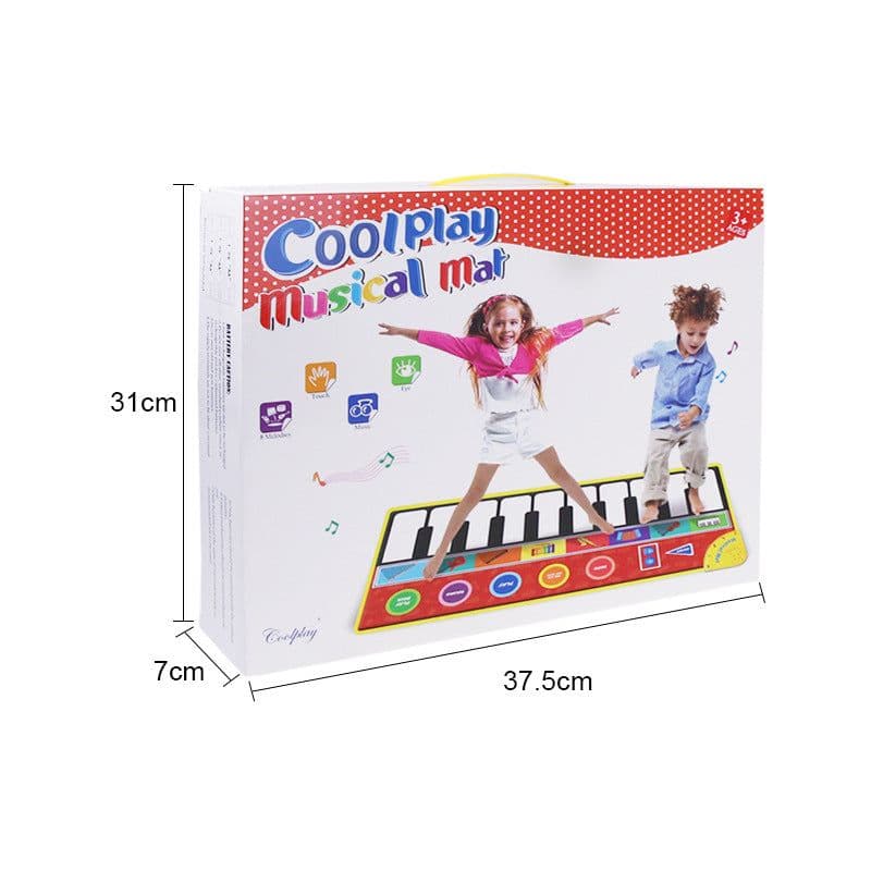 image-Coolplay Children's Piano Music Play Mat 148x60cm