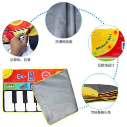 image-Coolplay Children's Piano Music Play Mat 148x60cm