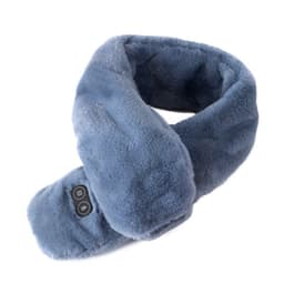 image-USB Heated Neck Scarf with Massage Function - Winter Warming Wrap