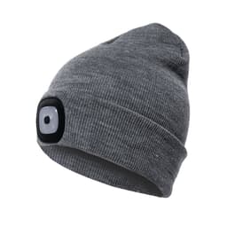 image-LED Knit Hat with Light - Unisex Wool Beanie