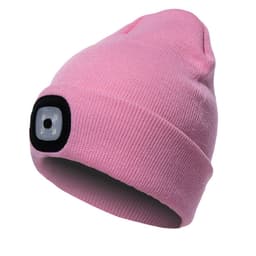 image-LED Knit Hat with Light - Unisex Wool Beanie