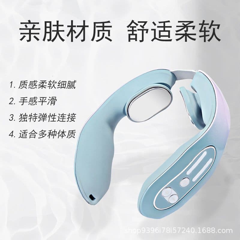 image-Weiljian Cervical Neck Massager Low Frequency Pulse Magnetic Therapy