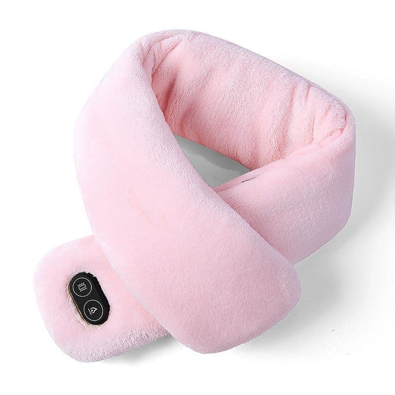 image-USB Heated Massage Scarf Winter Warming Shawl Unisex