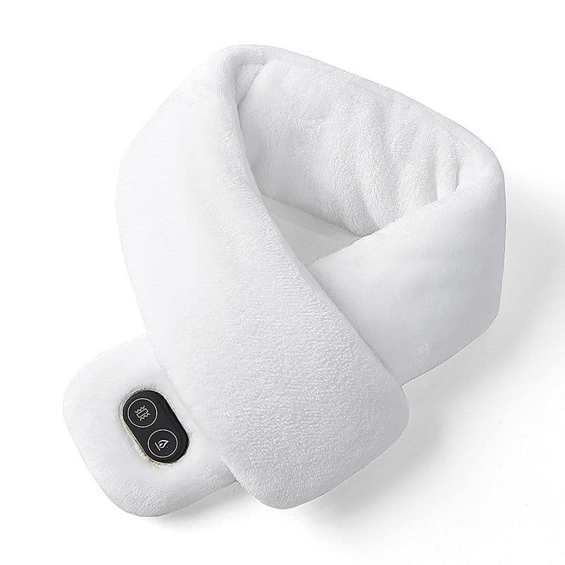 image-USB Heated Massage Scarf Winter Warming Shawl Unisex