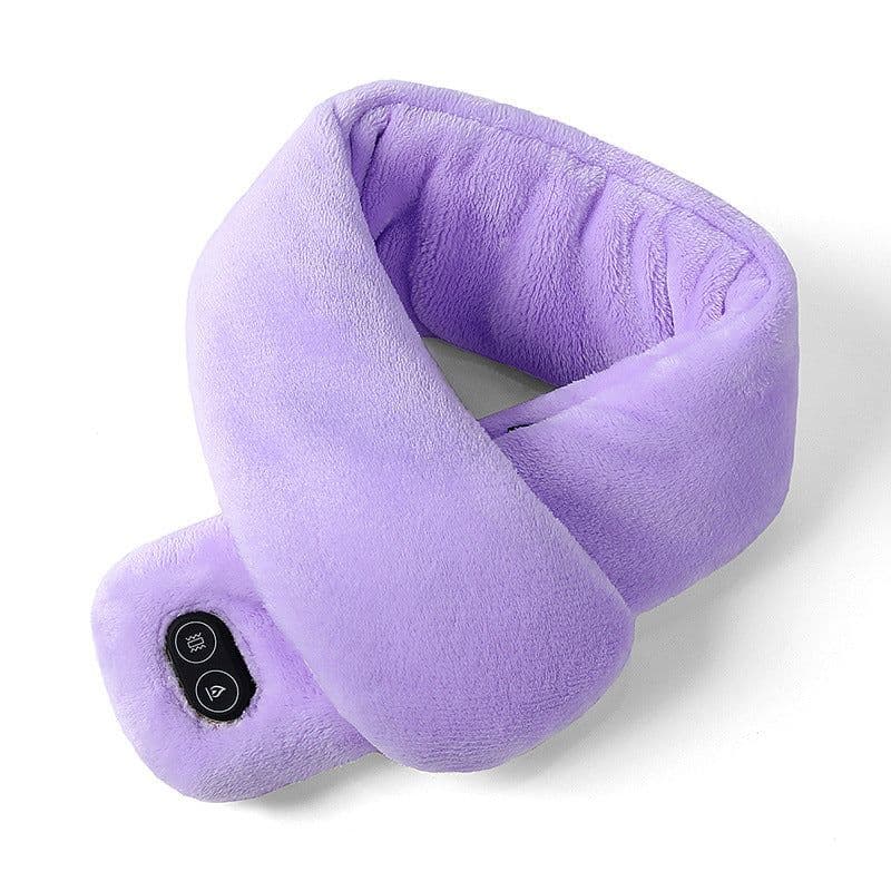 image-USB Heated Massage Scarf Winter Warming Shawl Unisex