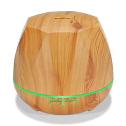 image-550ML Diamond Wood Grain Aromatherapy Humidifier Essential Oil Diffuser