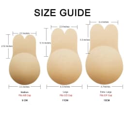 image-Dodokiss Silicone Rabbit Ear Breast Lift Tape Invisible Nipple Covers