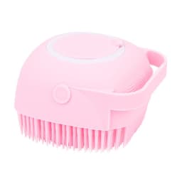 image-Baby Silicone Bath Brush Massage Ball with Shower Gel Dispenser