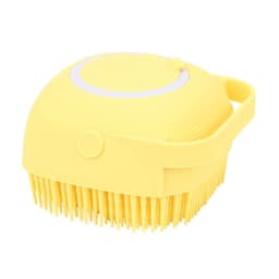 image-Baby Silicone Bath Brush Massage Ball with Shower Gel Dispenser