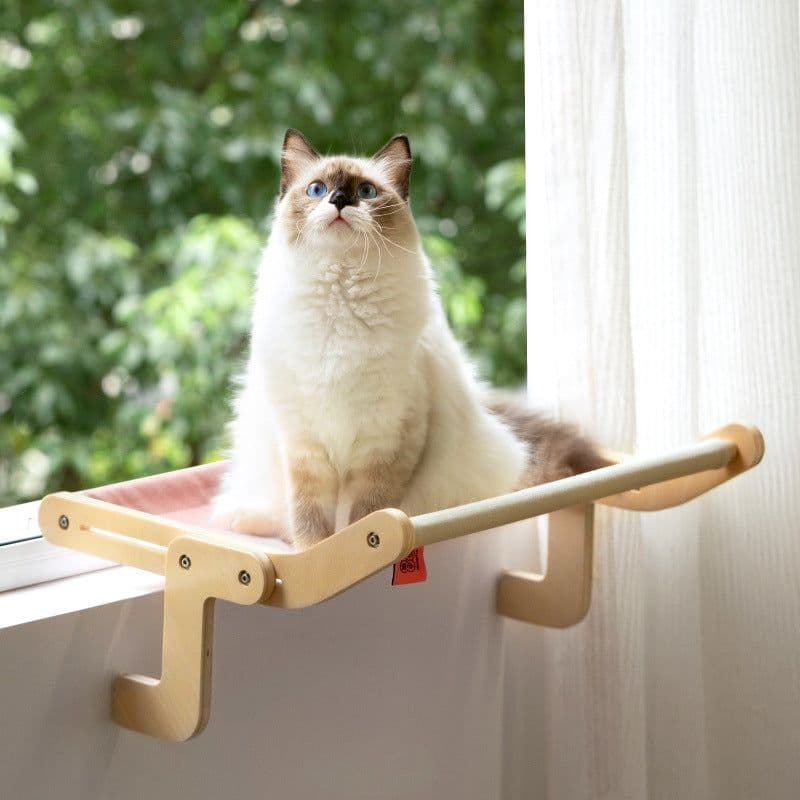 image-Meow Cat Window Hammock Bed Four Seasons Universal Large